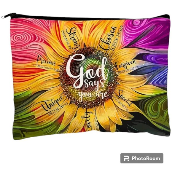 New Sunflower Makeup Organizer - Picture 1 of 5